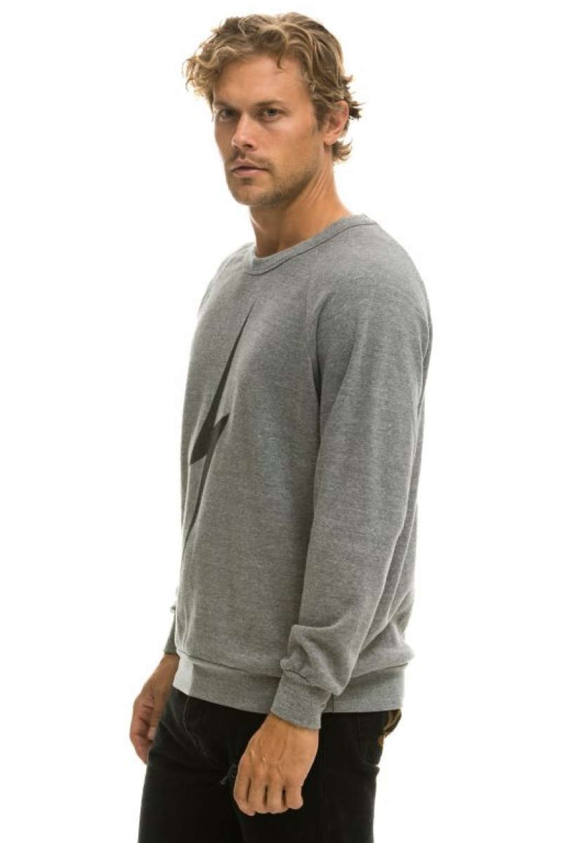 Sudaderas Aviator Nation Bolt Mujer Grey | 17VQITCXN