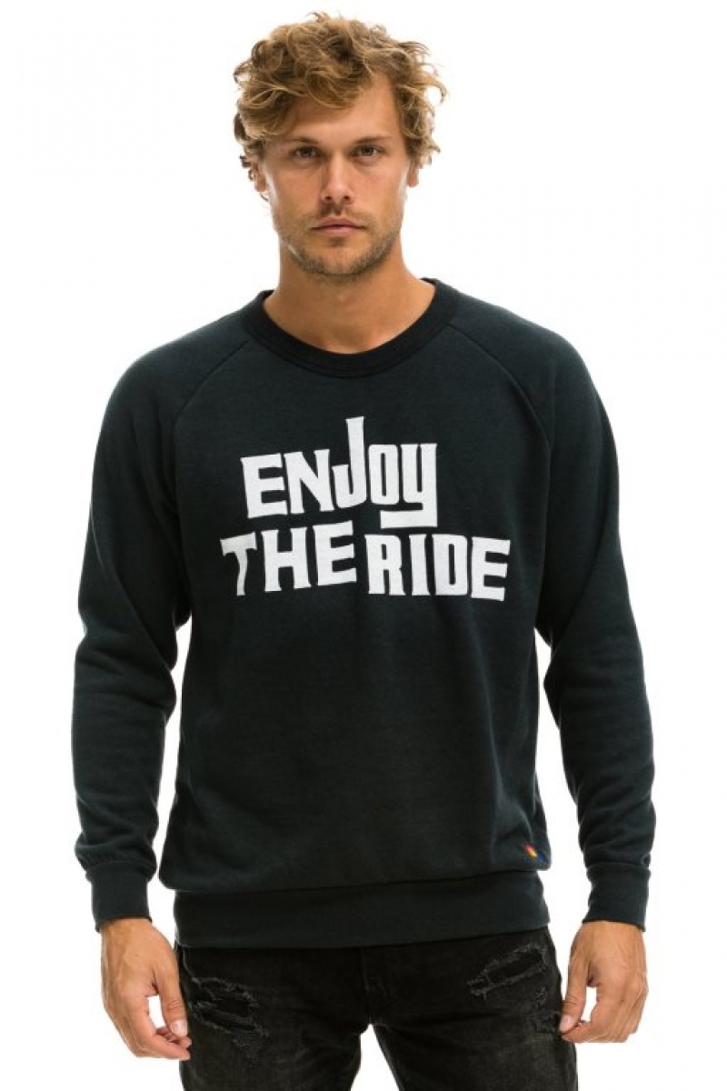 Sudaderas Aviator Nation Enjoy The Ride Mujer Grey | 16YTBLSJF
