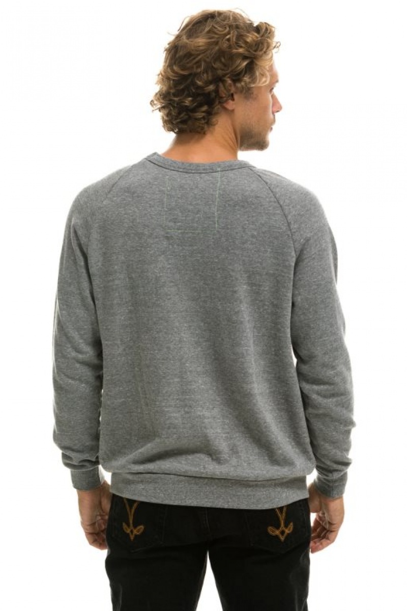 Sudaderas Aviator Nation Logo Mujer Grey | 16PNRLMQW